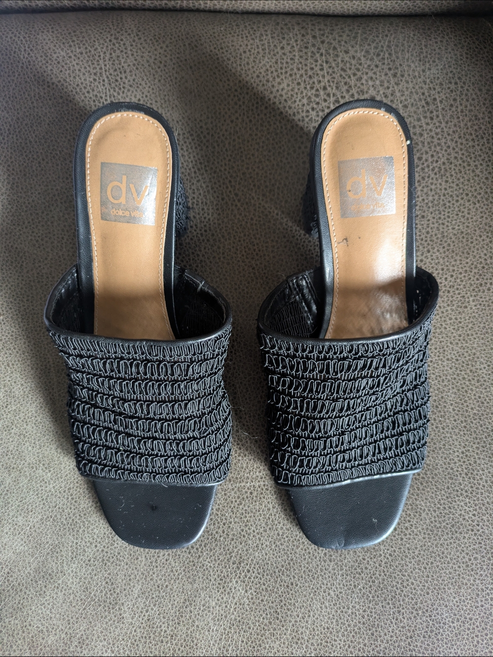 DV by Dolce Vita Hemma Braided Slide Mules In Black - Size 9